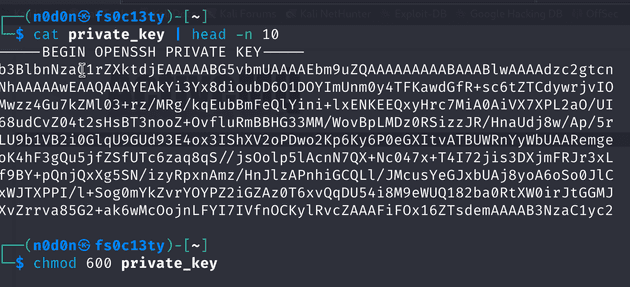 Private key